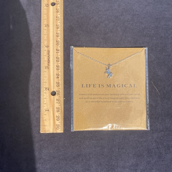 “Life is Magical” Unicorn Wish Necklace - Picture 2 of 3